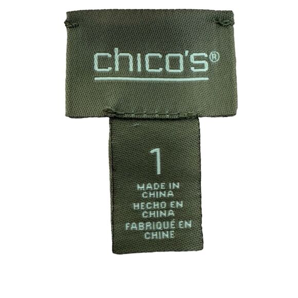 Chico's Size 1 Pink Textured Ribbed Pullover Sweater 3/4‎ Sleeve - Picture 4 of 8